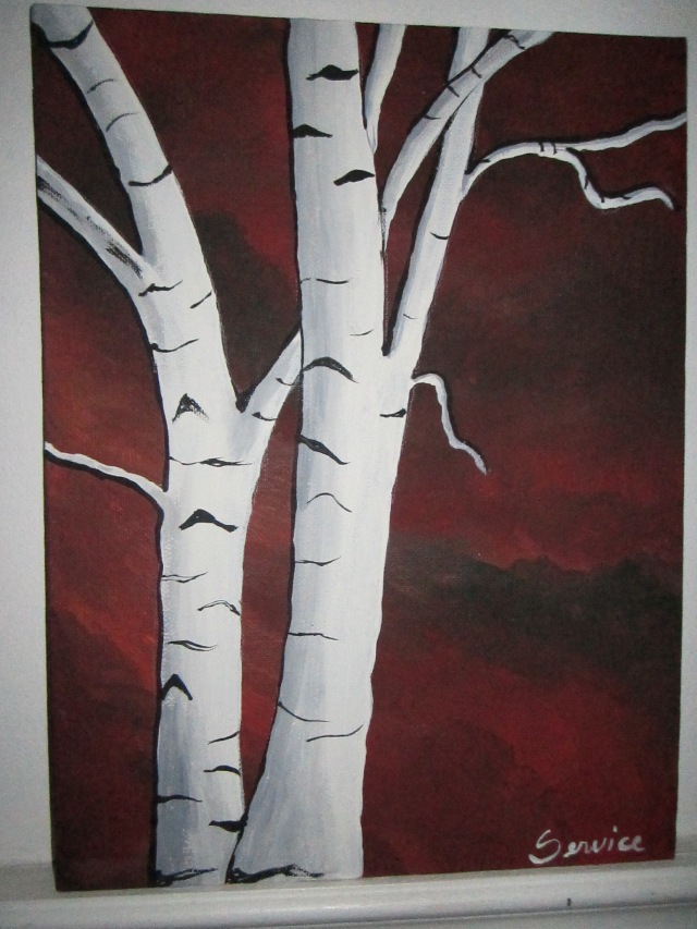 Birch Trees - One of my latest paintings